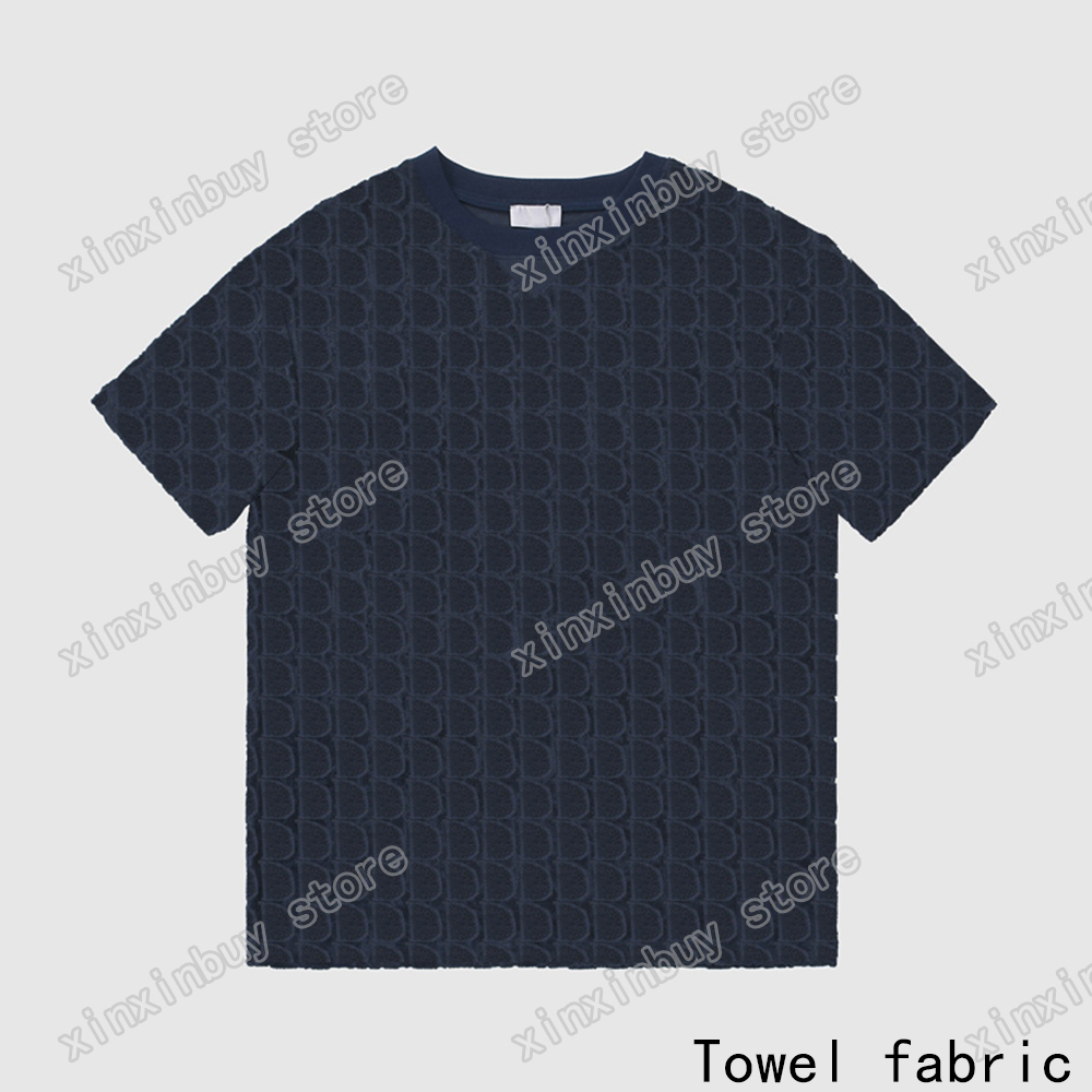 22ss Men Women Designers T-Shirts tee Towel fabric Jacquard letters short sleeve Man Crew Neck paris Streetwear White blue dark green xinxinbuy S-XL
22ss Men Women Designers T-Shirts tee Towel fabric Jacquard letters short sleeve Man Crew Neck paris Streetwear White blue dark green xinxinbuy S-XL