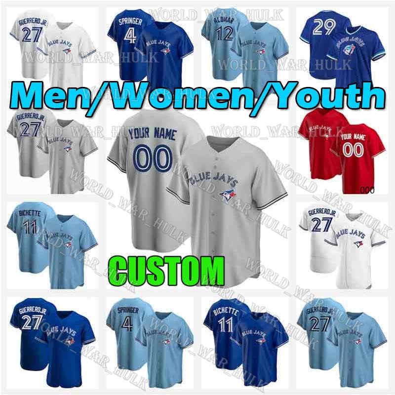 2021 Custom 4 George Springer 12 Roberto Alomar Jerseys 27 Vladimir Guerrero Jr. Toronto 11 Bo Bichette Blue Cavan Biggio Jays 29 Joe Carter, Blue;black
2021 Custom 4 George Springer 12 Roberto Alomar Jerseys 27 Vladimir Guerrero Jr. Toronto 11 Bo Bichette Blue Cavan Biggio Jays 29 Joe Carter, Blue;black