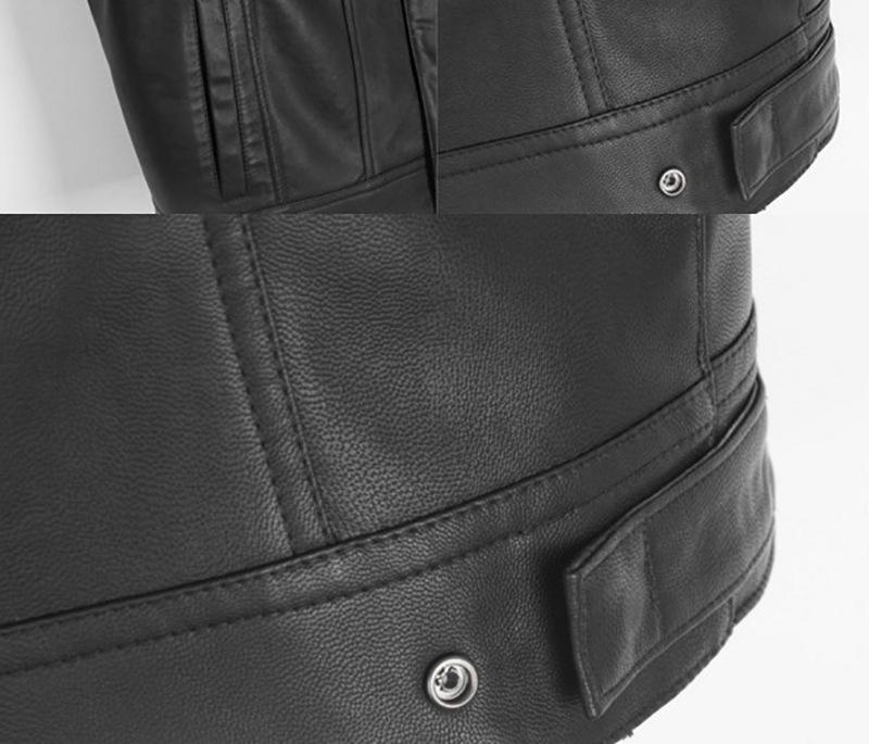 Men039s Vests Men Vest Black Biker Motorcycle Hip Hop Waistcoat Male Faux Leather Punk Spring Sleeveless Plus Size Loose Casual6924148