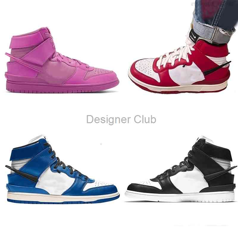 2021 AMBUSH x Dunks High 1s Black/White Mens Basketball Shoes Chicago Royal Blue Cosmic Fuchsia Athletic Sports Trainers Sneakers, With og box
2021 AMBUSH x Dunks High 1s Black/White Mens Basketball Shoes Chicago Royal Blue Cosmic Fuchsia Athletic Sports Trainers Sneakers, With og box