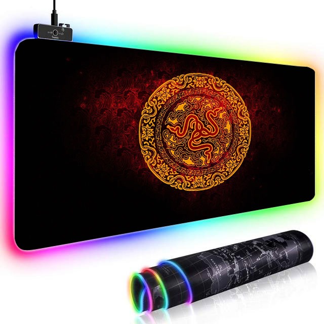 Large RGB Mouse Pad xxl Gaming Mousepad LED Mause Pad Gamer Copy Razer Mouse Carpet Big keyboard mouse pad Mat with Backlit gift