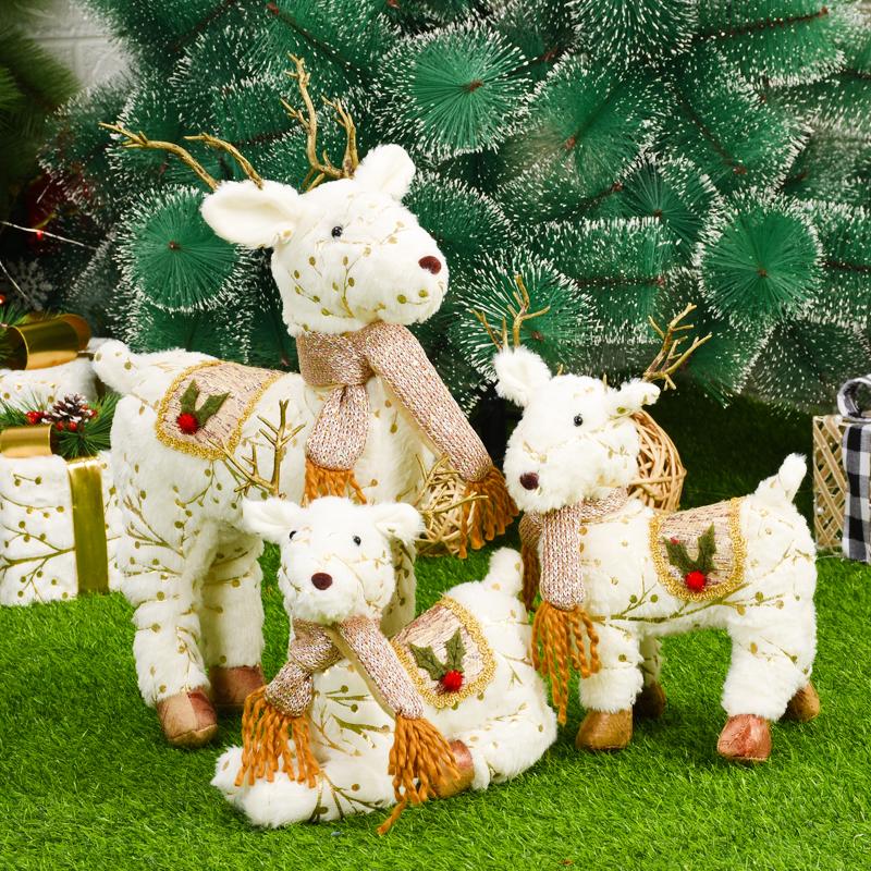 Christmas Decorations Big Size Dolls Lovely Alpaca Plush Doll Tree Ornaments Xmas Gifts For Kids Elk Toys Home Decor
Christmas Decorations Big Size Dolls Lovely Alpaca Plush Doll Tree Ornaments Xmas Gifts For Kids Elk Toys Home Decor