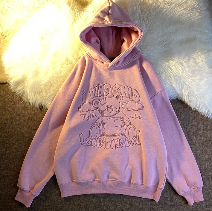 Women's Hoodies & Sweatshirts Embroidered sweater of Japanese kawaii bear fashion harajuku sweatshirt plus velvet winter jacket embroidered top KWM9, 1# shoe box
Women's Hoodies & Sweatshirts Embroidered sweater of Japanese kawaii bear fashion harajuku sweatshirt plus velvet winter jacket embroidered top KWM9, 1# shoe box