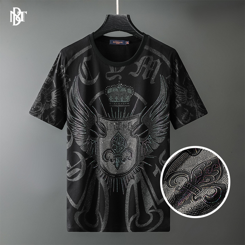 t shirt tuishang men's clothing - 2021 summer european goods british pure cotton high definition printing drilling short sleeve for, White;black
t shirt tuishang men's clothing - 2021 summer european goods british pure cotton high definition printing drilling short sleeve for, White;black