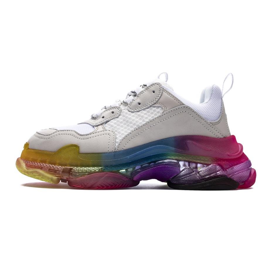 Fashion Triple Mens Women Casual Shoes Crystal Red Bottoms Paris 17FW Vintage Triplers Sneakers Clear Sole Platform luxury designer shoe Tra, Black
Fashion Triple Mens Women Casual Shoes Crystal Red Bottoms Paris 17FW Vintage Triplers Sneakers Clear Sole Platform luxury designer shoe Tra, Black