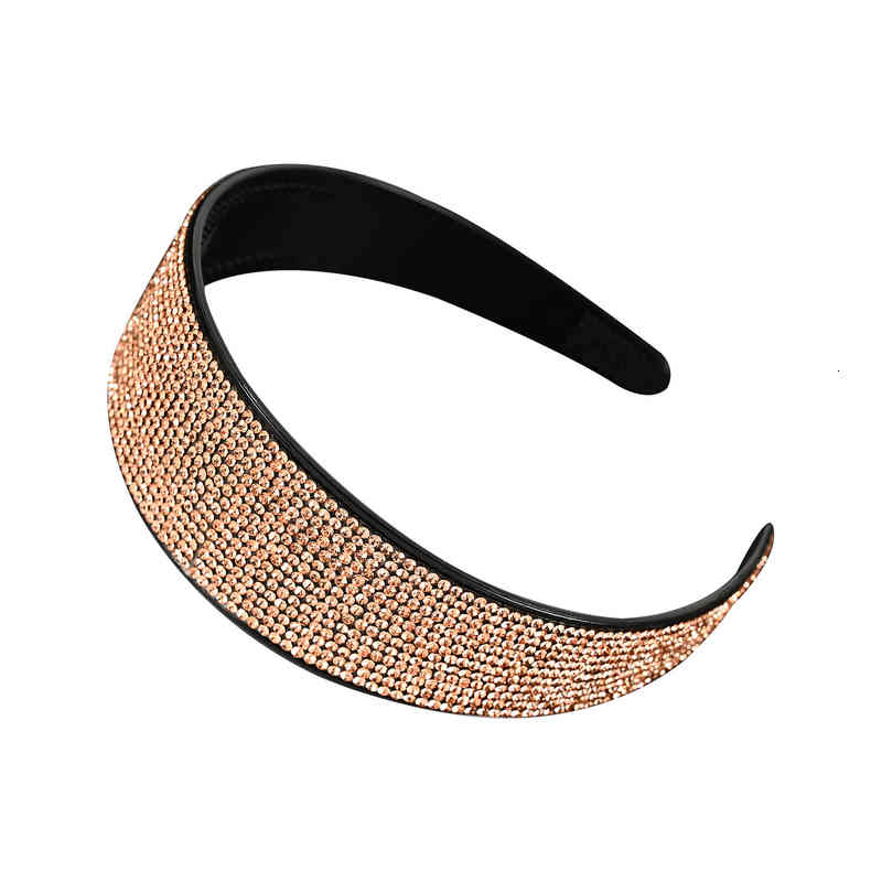Hair Accessories Jewelry 2021 Full Diamond Hoop Women's French Versatile Drill Crystal pin Ornament Band