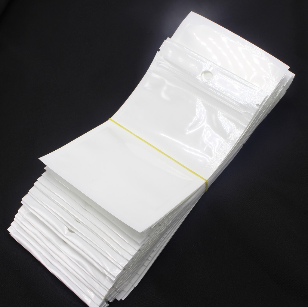 Clear white pearl Plastic Poly OPP packing zipper Zip Retail Packages Jewelry food PVC plastic bag packing bags many size available DH9623