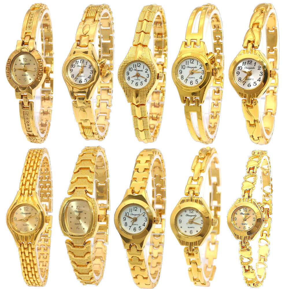 Cute Women Bracelet Watch Mujer Golden Relojes Small Dial Quartz Watch Popular Wristwatch Hour female ladies elegant watches
Cute Women Bracelet Watch Mujer Golden Relojes Small Dial Quartz Watch Popular Wristwatch Hour female ladies elegant watches