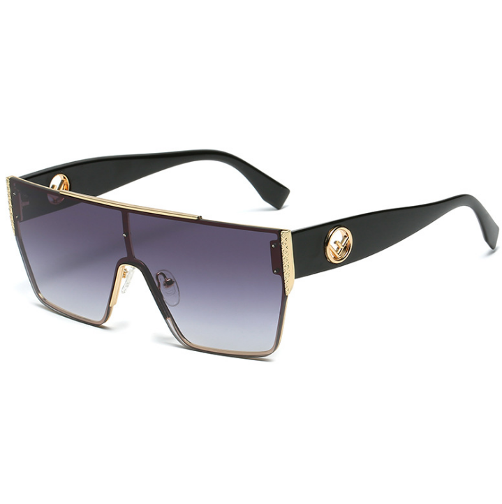 Fashion Lady Oversize Square F Sunglasses Women Men Small Glasses Gradient Sun Female UV400, White;black
Fashion Lady Oversize Square F Sunglasses Women Men Small Glasses Gradient Sun Female UV400, White;black