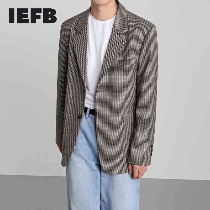 IEFB Spring Small Suit Loose Men's Korean Fashion Blazer Handsome Causal Vintage Plaid Suit Coat Single Breast 9Y5676 210524, Gray
IEFB Spring Small Suit Loose Men's Korean Fashion Blazer Handsome Causal Vintage Plaid Suit Coat Single Breast 9Y5676 210524, Gray