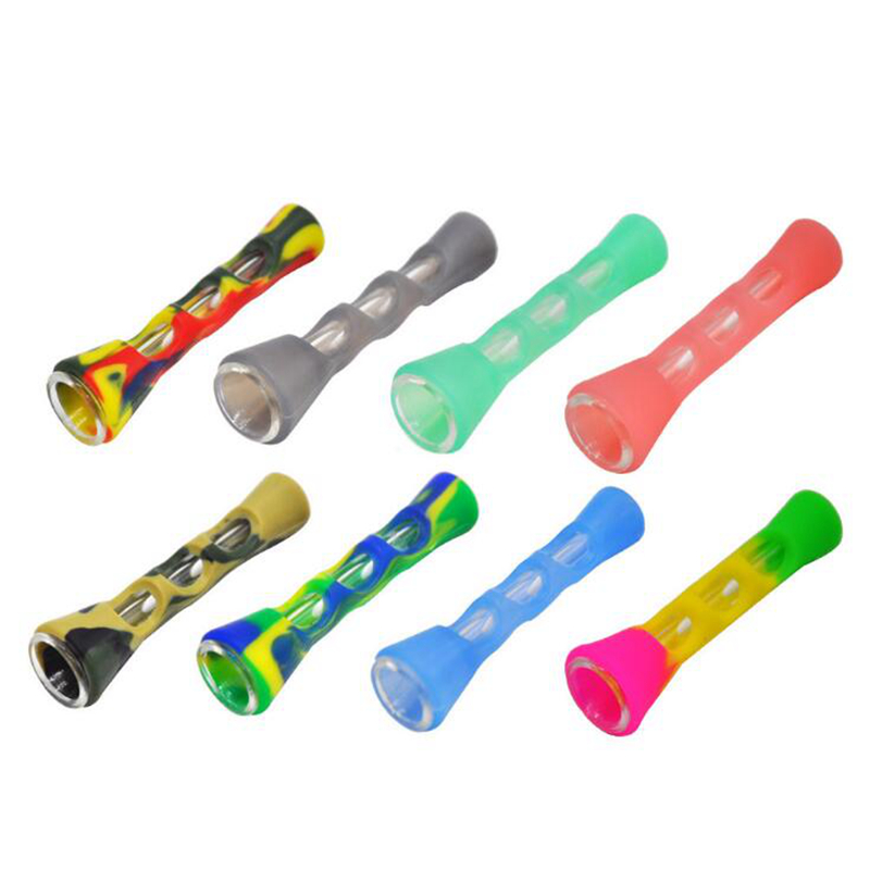 Silicone Smoking Pipe Glass Bongs 3.4 inches Cigarette Hand Pipes Portable Mini Tobacco Pipe Cigarettes Holder
Silicone Smoking Pipe Glass Bongs 3.4 inches Cigarette Hand Pipes Portable Mini Tobacco Pipe Cigarettes Holder
