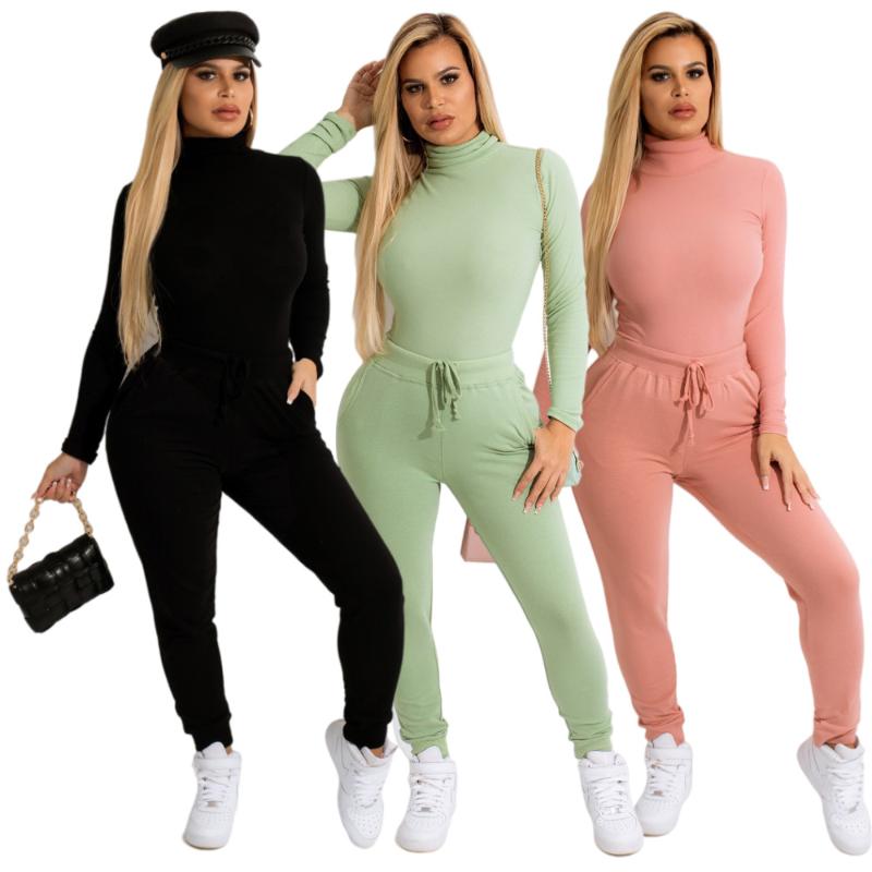 Women's Two Piece Pants Casual Solid Turtleneck Tracksuit Women Jogging Femme Lounge Wear Long Sleeve Top + Sweat Suit Set Outfits, White
Women's Two Piece Pants Casual Solid Turtleneck Tracksuit Women Jogging Femme Lounge Wear Long Sleeve Top + Sweat Suit Set Outfits, White