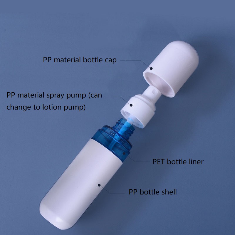 30ml 50ml 70ml 100ml Plastic spray or lotion pump capsule milk bottle cosmetic packaging bottles - view 5
