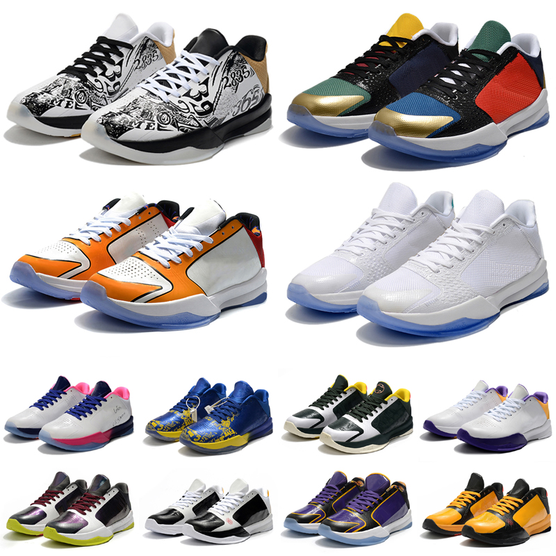 Top Quality Men Basketball Shoes Mamba 5 V Lakers Sneaker Released Protro Black Five Sneakers Size 40-46, As photo 6 
Top Quality Men Basketball Shoes Mamba 5 V Lakers Sneaker Released Protro Black Five Sneakers Size 40-46, As photo 6