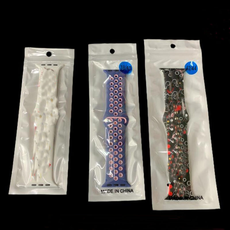 Packaging Plastic Clear Plastic Bags for Watch Strap 44mm 40mm 45mm 41mm 38mm 42mm Elastic Silicone Watchband Bracelet
Packaging Plastic Clear Plastic Bags for Watch Strap 44mm 40mm 45mm 41mm 38mm 42mm Elastic Silicone Watchband Bracelet