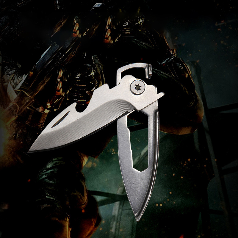 Mini Portable Folding Knife Camping Fruit Key Knives Multi-functional EDC Tool Backpack Keys Pendant Security Defense HW510
Mini Portable Folding Knife Camping Fruit Key Knives Multi-functional EDC Tool Backpack Keys Pendant Security Defense HW510
