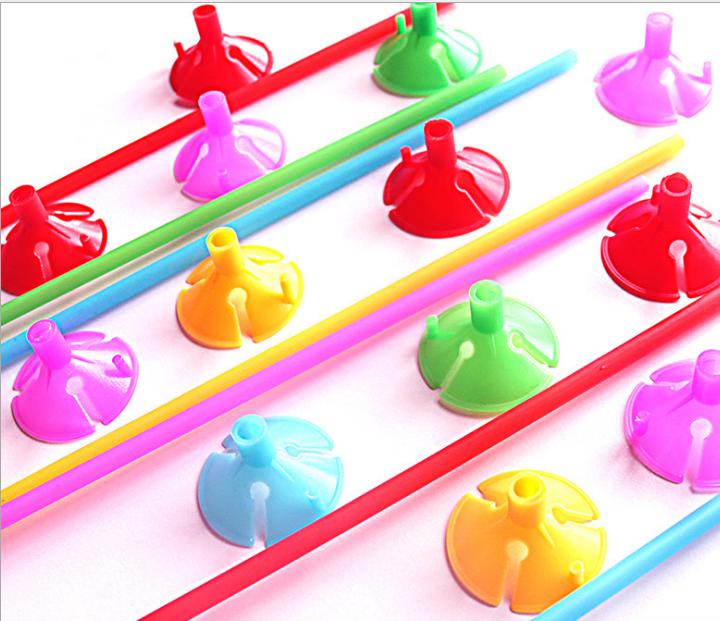 2021 Wholesale-50 pieces Ball stick wedding balloon supplies glass rod balloon cup holder balloon pole ball