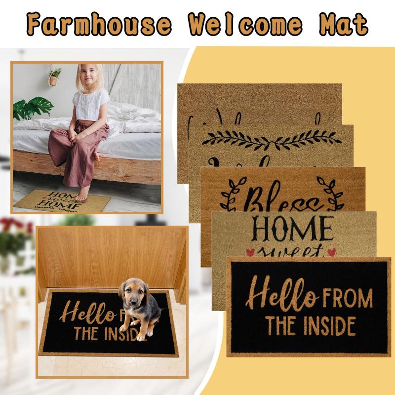 Carpets Outside Entrance Doormat Rug With Sayings Farm-house Coir Welcome Mat For The Front Door Decor Carpet Kitchen Decorative
Carpets Outside Entrance Doormat Rug With Sayings Farm-house Coir Welcome Mat For The Front Door Decor Carpet Kitchen Decorative