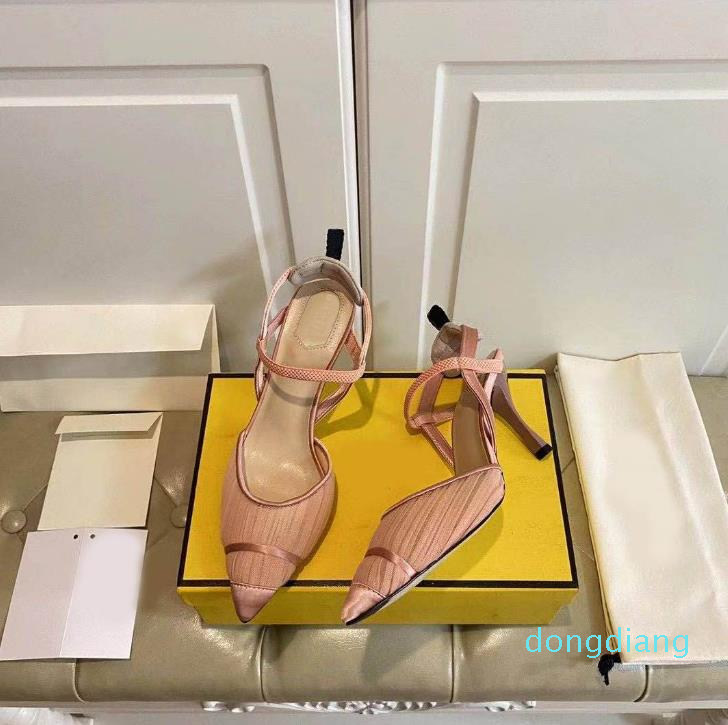 Designer-European classic women's spring summer high-heeled shoes, sandals, fashionable sexy, mesh material, Blue
Designer-European classic women's spring summer high-heeled shoes, sandals, fashionable sexy, mesh material, Blue