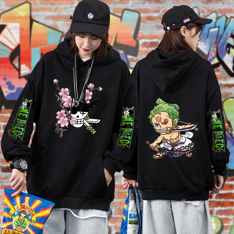 Men's Hoodies & Sweatshirts Roronoa Zoro Hoodie Men Women Pockets Streetwear Anime One Piece Japanese Loose Pullover Unisex Harajuku, Black
Men's Hoodies & Sweatshirts Roronoa Zoro Hoodie Men Women Pockets Streetwear Anime One Piece Japanese Loose Pullover Unisex Harajuku, Black