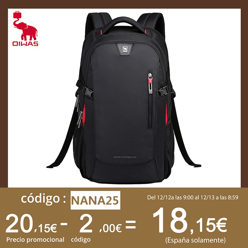 OIWAS Oxford Fashion Mens Backpack Laptop Bags Casual Student Waterproof SchoolBag Travel Large Capacity Bag For Teenager Women, Black
OIWAS Oxford Fashion Mens Backpack Laptop Bags Casual Student Waterproof SchoolBag Travel Large Capacity Bag For Teenager Women, Black