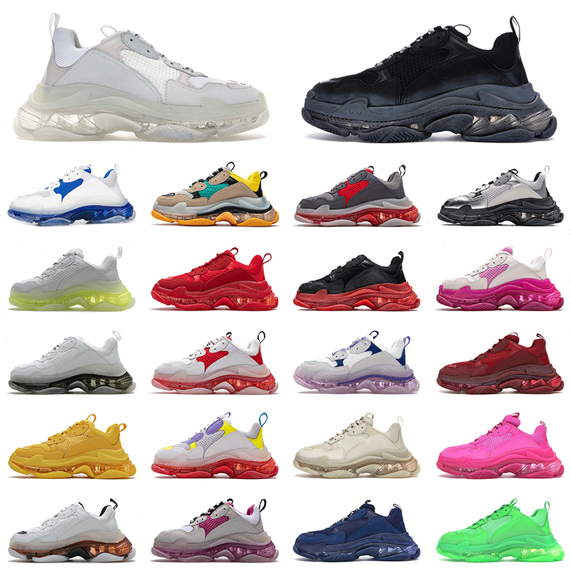 2021 Crystal Clear Sole Triple S Running Shoes Designer Mens Women Platform Vintage Old Dad Sneakers 17FW Paris Fashion Outdoor Trainers Sneaker 36-45, B13 clear sole grey blue 36-45
2021 Crystal Clear Sole Triple S Running Shoes Designer Mens Women Platform Vintage Old Dad Sneakers 17FW Paris Fashion Outdoor Trainers Sneaker 36-45, B13 clear sole grey blue 36-45