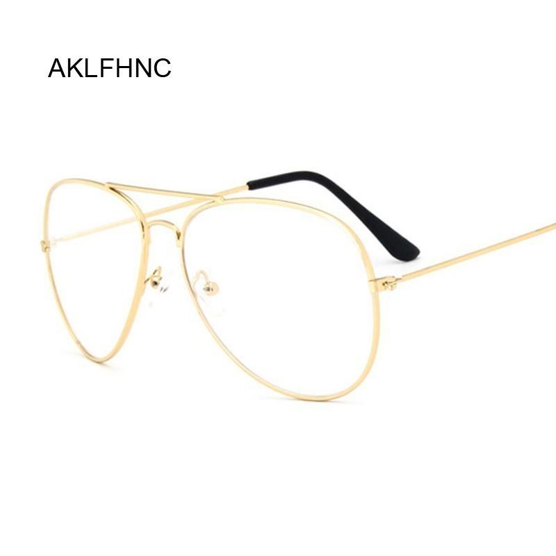 Sunglasses Aviation Gold Frame Male Classic Eyeglasses Transparent Clear Lens Optical Women Men Glasses Pilot Style, White;black
Sunglasses Aviation Gold Frame Male Classic Eyeglasses Transparent Clear Lens Optical Women Men Glasses Pilot Style, White;black