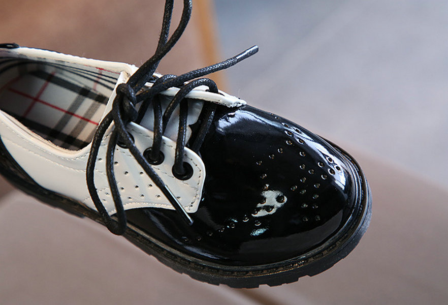 kids baby Sneakers Boys girls casual small leather British style fashion luxury children's show shoes
