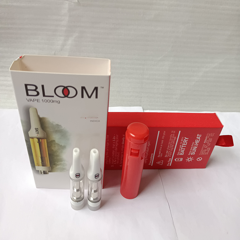 Bloom Vape Carts .8ml Tank Ceramic Coil Atomizers Electronic Cigarette 510 thread Thick Oil Atomizer With Packaging Box
Bloom Vape Carts .8ml Tank Ceramic Coil Atomizers Electronic Cigarette 510 thread Thick Oil Atomizer With Packaging Box
