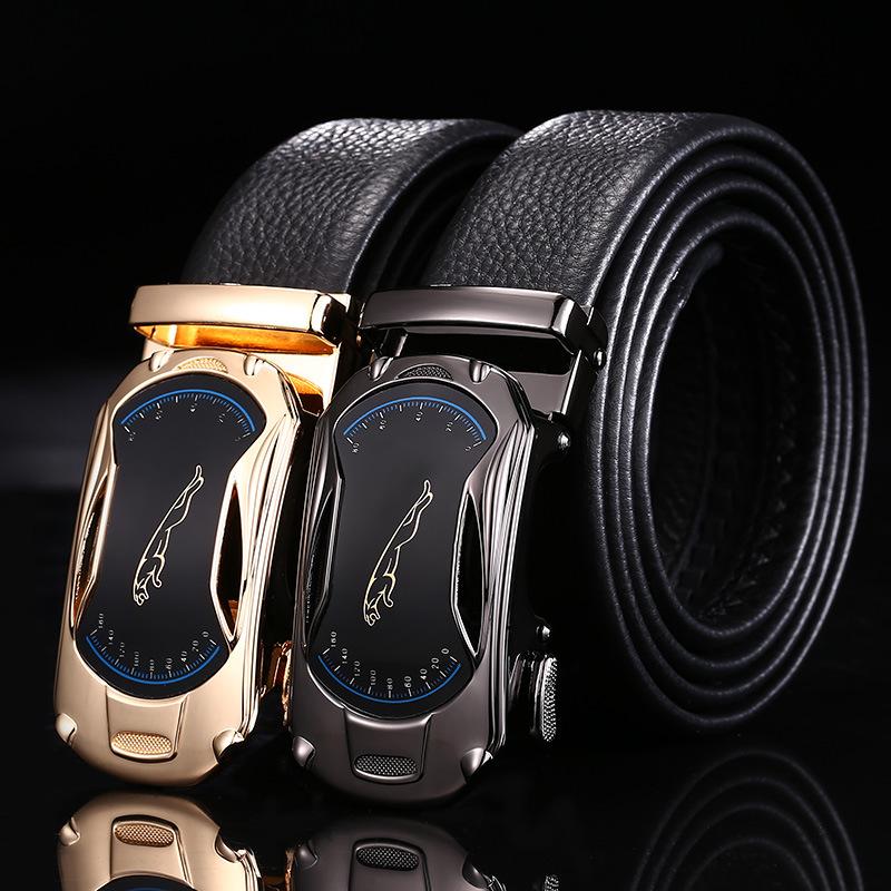Belts Business Genuine Leather Alloy Automatic Buckle Belt For Men Women Unisex Plus Size Fancy Vintage Designer Jean Cintos, Black 
Belts Business Genuine Leather Alloy Automatic Buckle Belt For Men Women Unisex Plus Size Fancy Vintage Designer Jean Cintos, Black
