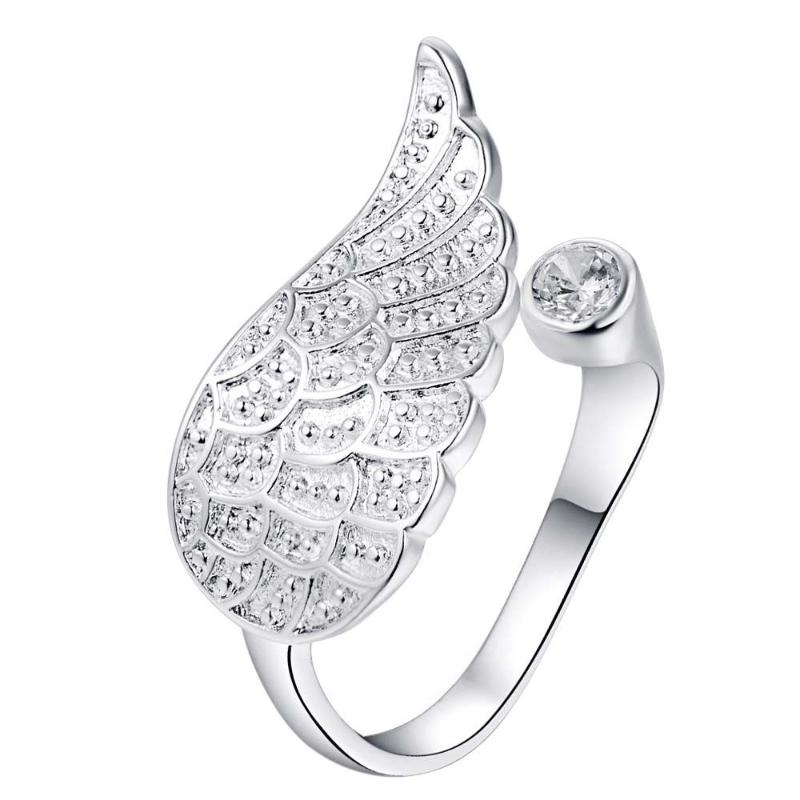 Cluster Rings GY-AR274 Silver Plated For Women Ladies Color Fashion Jewelry Simple Wing Finger Ring Wholesale
Cluster Rings GY-AR274 Silver Plated For Women Ladies Color Fashion Jewelry Simple Wing Finger Ring Wholesale