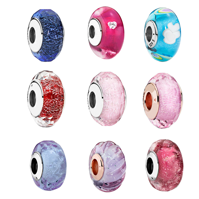 Womens 925 Silver Beads Brilliant Murano Glass Charms Fit Pandora Bracelets DIY For Lady Designer Jewelry Gift With Original Box
Womens 925 Silver Beads Brilliant Murano Glass Charms Fit Pandora Bracelets DIY For Lady Designer Jewelry Gift With Original Box