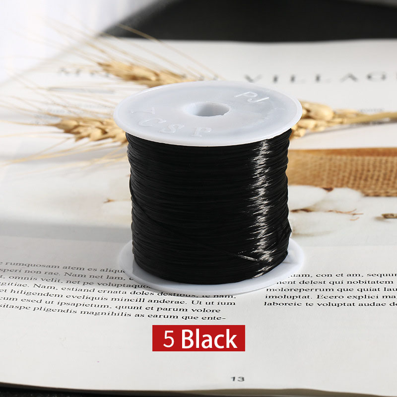 Cord for Jewelry Making 60 Meters Strong Mixed Color Crystal Elastic Rope String Stretch Line Necklace Bracelet Transparent Diy Beaded Thread