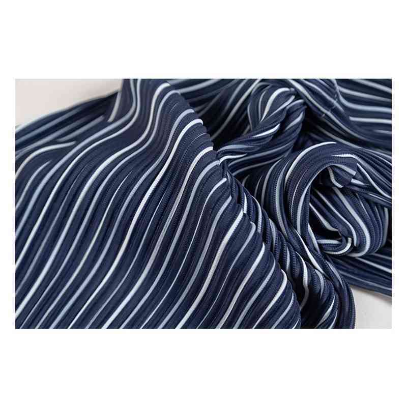 IEFB High Quality Pleated Men's Wear Stripe Suit Coat Fashion Elastic Soft Single Breasted Casual Fashion Blazer 9Y4892 210524