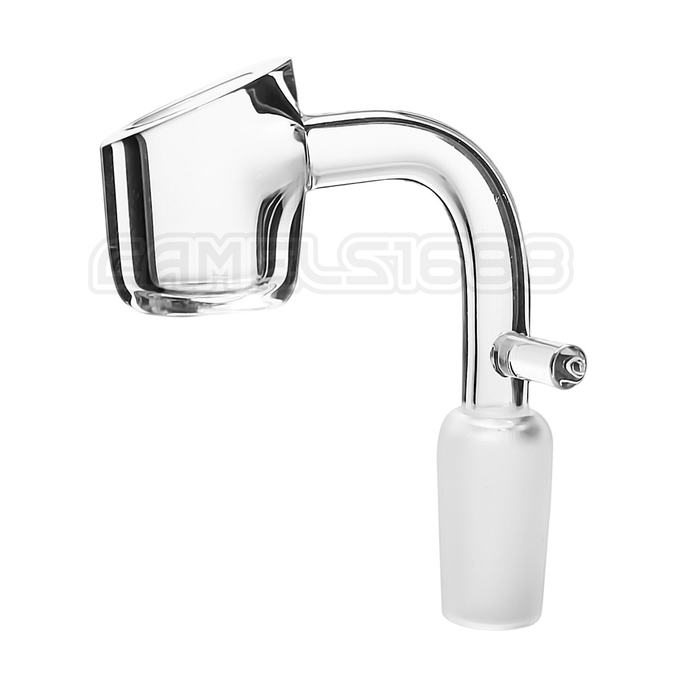 4mm Thick Club Quartz Banger 18MM Female 14MM Male Domeless Nail SMoking Accessory 20MM OD 90 Degree with Quartzs Handle for Glass Bong Oil Rigs
4mm Thick Club Quartz Banger 18MM Female 14MM Male Domeless Nail SMoking Accessory 20MM OD 90 Degree with Quartzs Handle for Glass Bong Oil Rigs