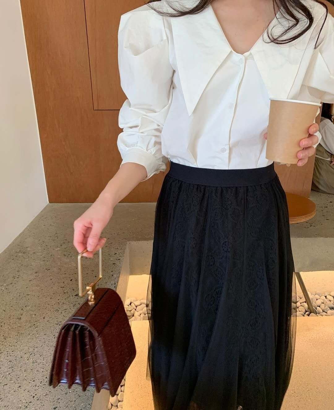 Nomikuma Women Blouse Causal Puff Sleeve Sweet Elegant Shirt Spring Turn-down Collar Korean Blusas Feminimos Top 6D996 210427