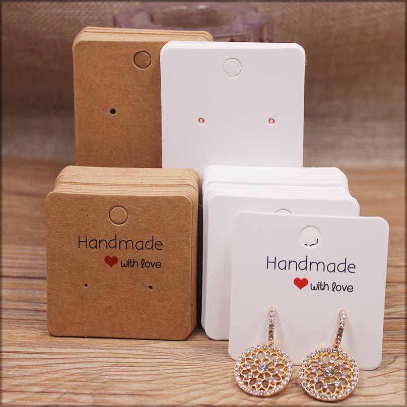 2021 Paper earrring Handmade style earring card 5x5cm/3x3cm /5x9cm /5x6.5cm /5x7cm brown /white DIY Jewelry package card
2021 Paper earrring Handmade style earring card 5x5cm/3x3cm /5x9cm /5x6.5cm /5x7cm brown /white DIY Jewelry package card