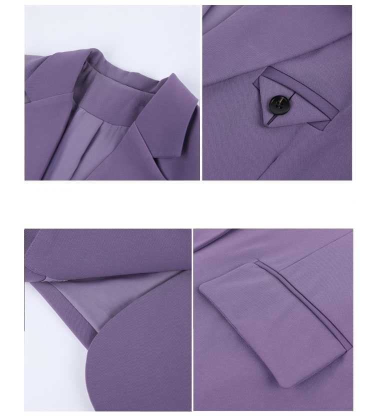 Women Loose Single Breasted Autumn Blazer Jackets Female Elegant Suits Coat Office Ladies Casual Blazers Outerwear WB81 210930