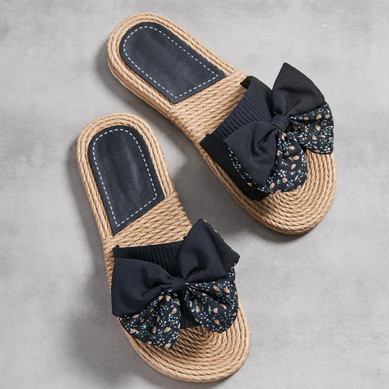 Slippers Summer Sandals For Slides With Bow-Knot Stripe Beach Shoes Indoor Cute Comfortable Non-Slip Flat Hy398
Slippers Summer Sandals For Slides With Bow-Knot Stripe Beach Shoes Indoor Cute Comfortable Non-Slip Flat Hy398