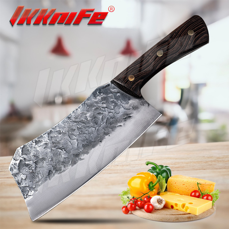 7.5 Inch Traditiona Handmade Forged Knife Chinese Chef Kitchen Chop Bone Meat Ceaver Vegetabes Sicing Knife Stainess Stee
7.5 Inch Traditiona Handmade Forged Knife Chinese Chef Kitchen Chop Bone Meat Ceaver Vegetabes Sicing Knife Stainess Stee