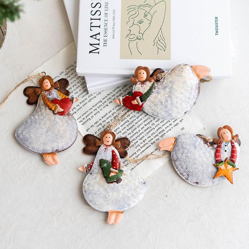 Christmas Decorations Angel Pendant White Dress Girl Hanging Drop Ornament Party Supplies Festival Accessories Metal Crafts Gift
Christmas Decorations Angel Pendant White Dress Girl Hanging Drop Ornament Party Supplies Festival Accessories Metal Crafts Gift