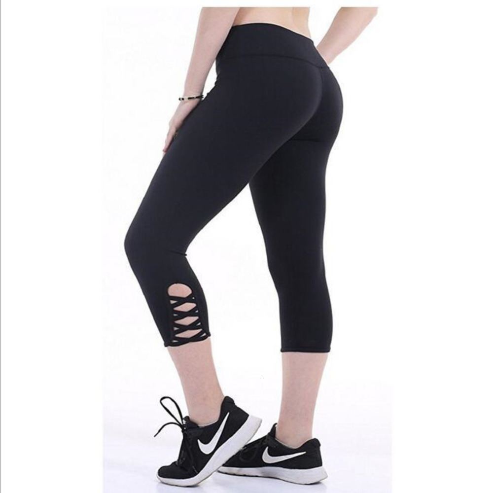 Colorful sports style cross bandage quick drying elastic fitness running Yoga suit Pilates Capris, Gray
Colorful sports style cross bandage quick drying elastic fitness running Yoga suit Pilates Capris, Gray