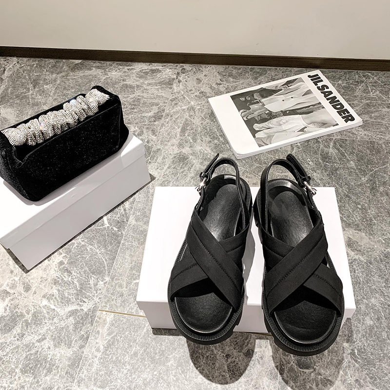 Sandals Chunky Women Casual Shoes Woman Flats Summer Women's Fashion Platform Female Sandles Genuine Leather Sandal Slippers Black
Sandals Chunky Women Casual Shoes Woman Flats Summer Women's Fashion Platform Female Sandles Genuine Leather Sandal Slippers Black