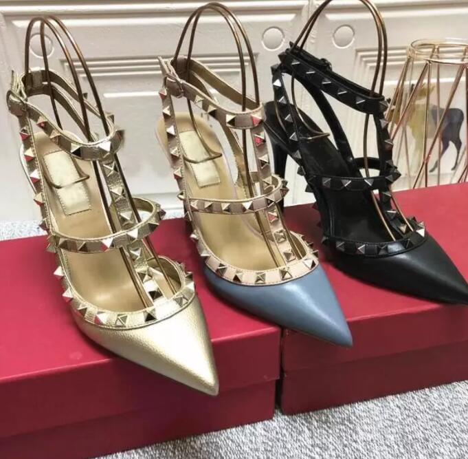 Real Logo Women's Sandals 10cm High Heel Rivets Shoes 2021 Fashion Luxury Ladies Shoes Genuine Leather Women Shoes big size 44, Red black shiny
Real Logo Women's Sandals 10cm High Heel Rivets Shoes 2021 Fashion Luxury Ladies Shoes Genuine Leather Women Shoes big size 44, Red black shiny