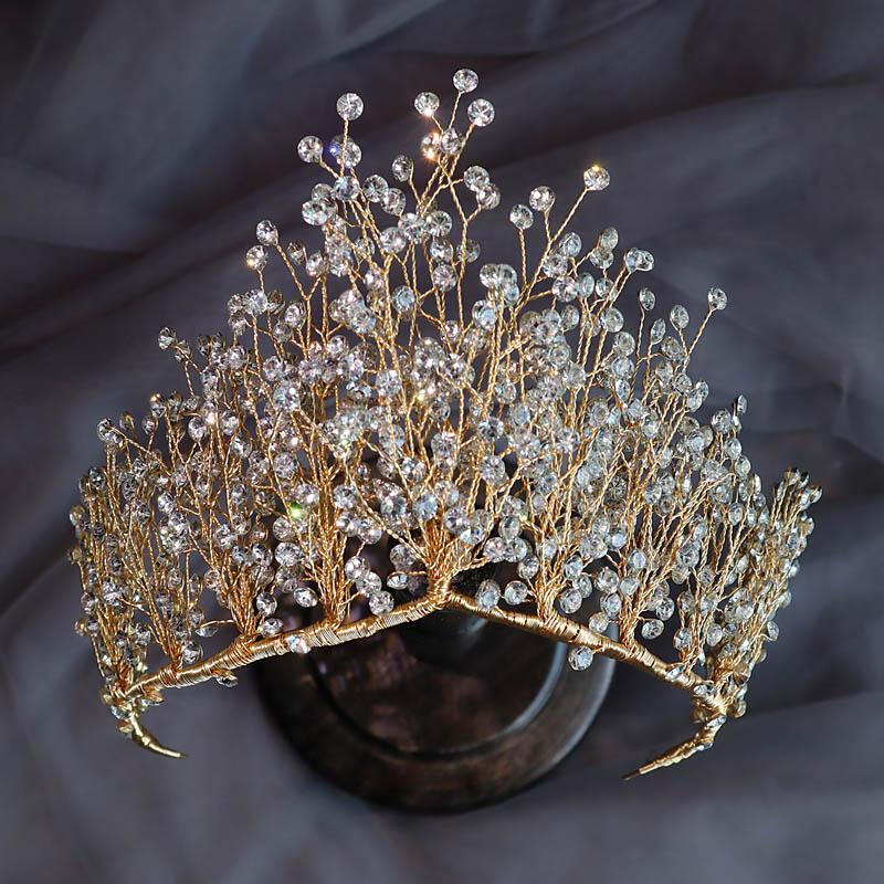 Hair Clips & Barrettes Gold Crown Crystal Rhinestone Headband Tiara Wedding Accessories Decoration Bride Head Piece Decorative Luxury Jewelr, Golden;silver
Hair Clips & Barrettes Gold Crown Crystal Rhinestone Headband Tiara Wedding Accessories Decoration Bride Head Piece Decorative Luxury Jewelr, Golden;silver