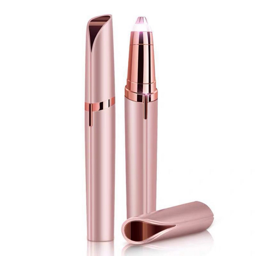 Electric Eyebrow Trimmer Painless Epilator Mini Eye Brow Shaper Shaver Razor Portable Facial Hair Remover for Women