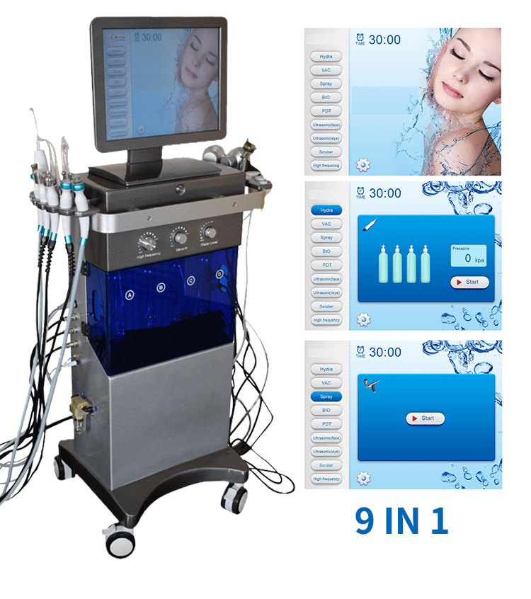 diamond microdermabrasion machine hydra dermabrasion water jet peel bio rf face lift beauty equipment CE approved