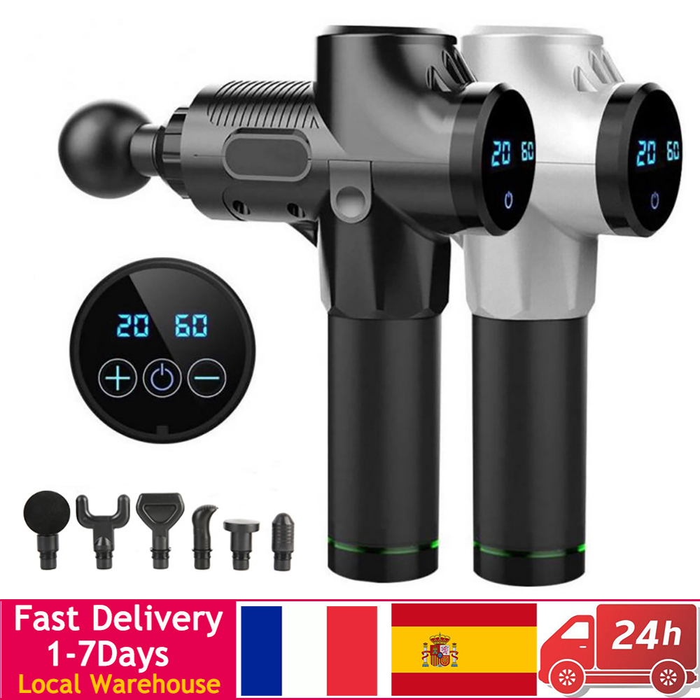 Massage Gun Deep Tissue Percussion Muscle Relax masajeador For Pain Relief LCD Touch Display Fascia Gun Electric Body Massager
Massage Gun Deep Tissue Percussion Muscle Relax masajeador For Pain Relief LCD Touch Display Fascia Gun Electric Body Massager