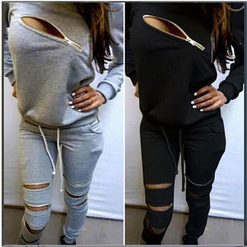 sportwear zipper fly hole sweatsuit womenpant set sweatshirt jogger active tracksuit two piece fitness outfits, White
sportwear zipper fly hole sweatsuit womenpant set sweatshirt jogger active tracksuit two piece fitness outfits, White