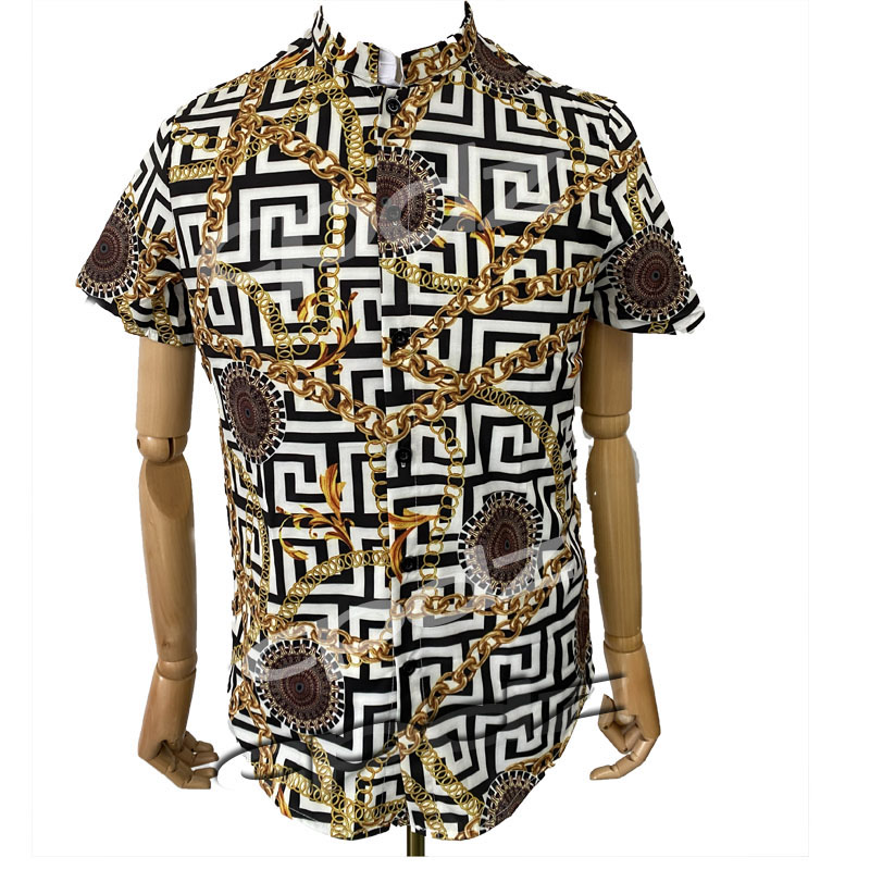 Graphic T-shirt summer men Skull vintage print Shirt Fashion Casual Short Sleeves Printed Shirts Plus size Blouses, As picture
Graphic T-shirt summer men Skull vintage print Shirt Fashion Casual Short Sleeves Printed Shirts Plus size Blouses, As picture